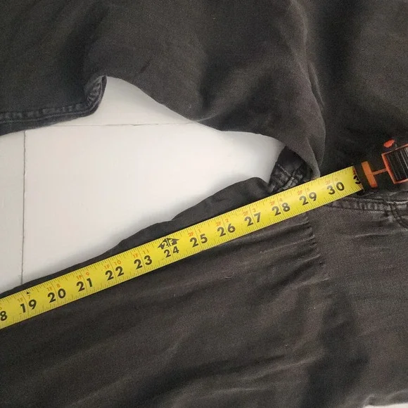 D22  Hollister‎ Womens Ultra High Rise Jean Legging Black Wash Size 25W 30L - Picture 8 of 9